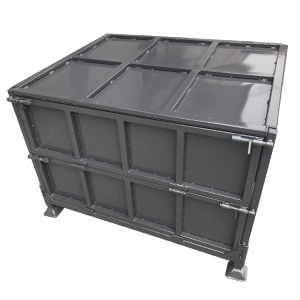 Iron packaging crate